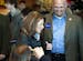 Rep. Michele Bachmann and Kent Sorenson, who later switch his support to Ron Paul.