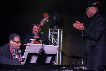 His son Jimmy Jam made it a doubly 'Happy Birthday' for Minneapolis music great Cornbread Harris