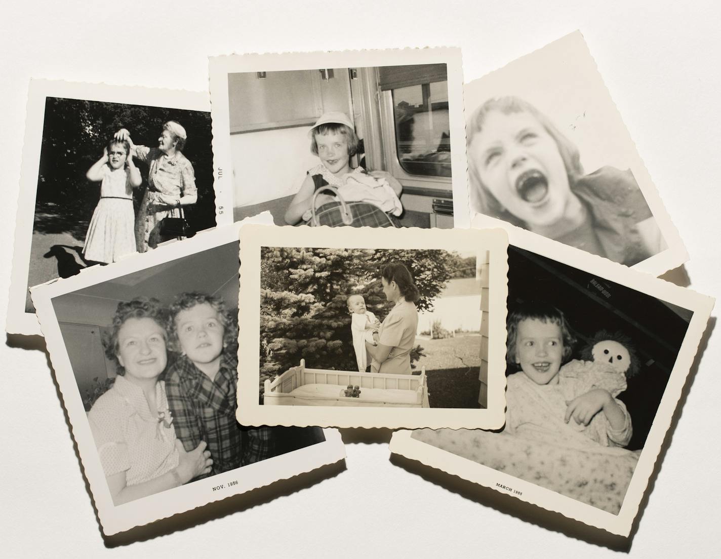 Snapshots from Janet Lee Dahl's brief life. ] JEFF WHEELER &#x2022; jeff.wheeler@startribune.com 200 photos found at a California flea market reveal the short life of a much-loved Minnesota girl. Snapshots from Janet Lee Dahl's brief life were photographed in the studio on Tuesday, June 25, 2019.