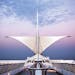 The Calatrava Angel Wings sculpture on top of the Art Museum. (VISIT Milwaukee)
