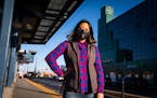 St. Paul City Council member Mitra Jalali posed for a portrait near her home and the Metro Transit Green Line in St. Paul.
