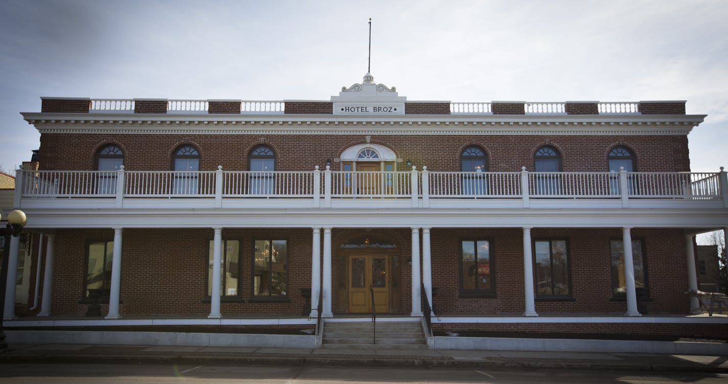 The newly restored Hotel Broz (known as the New Prague Hotel) in New Prague, Minn., on Wednesday, March 11, 2015. ] RENEE JONES SCHNEIDER &#xef; reneejones@startribune.com