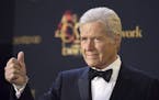 Alex Trebek poses in the press room at the 46th annual Daytime Emmy Awards at the Pasadena Civic Center on Sunday, May 5, 2019, in Pasadena, Calif.