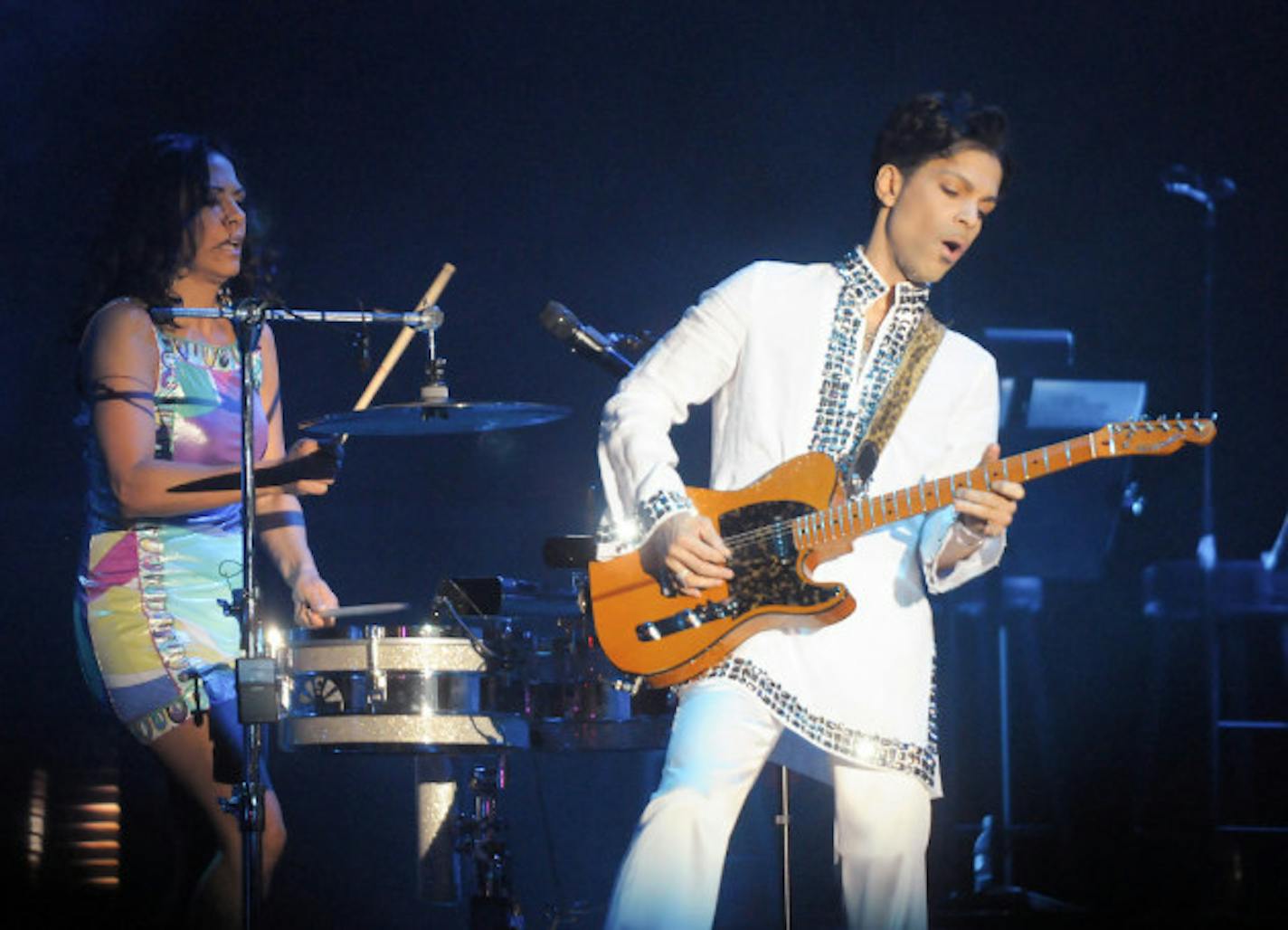 Prince and Sheila E in 2008/ New York Times photo