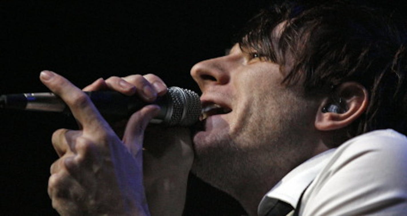 Adam Young performing as Owl City at last year's KDWB Jingle Ball. / Photos by Marlin Levinson, Star Tribune