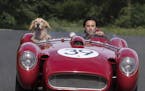 Enzo (voiced by Kevin Costner) and his race car-driving owner Denny (Milo Ventimiglia) go for a ride.