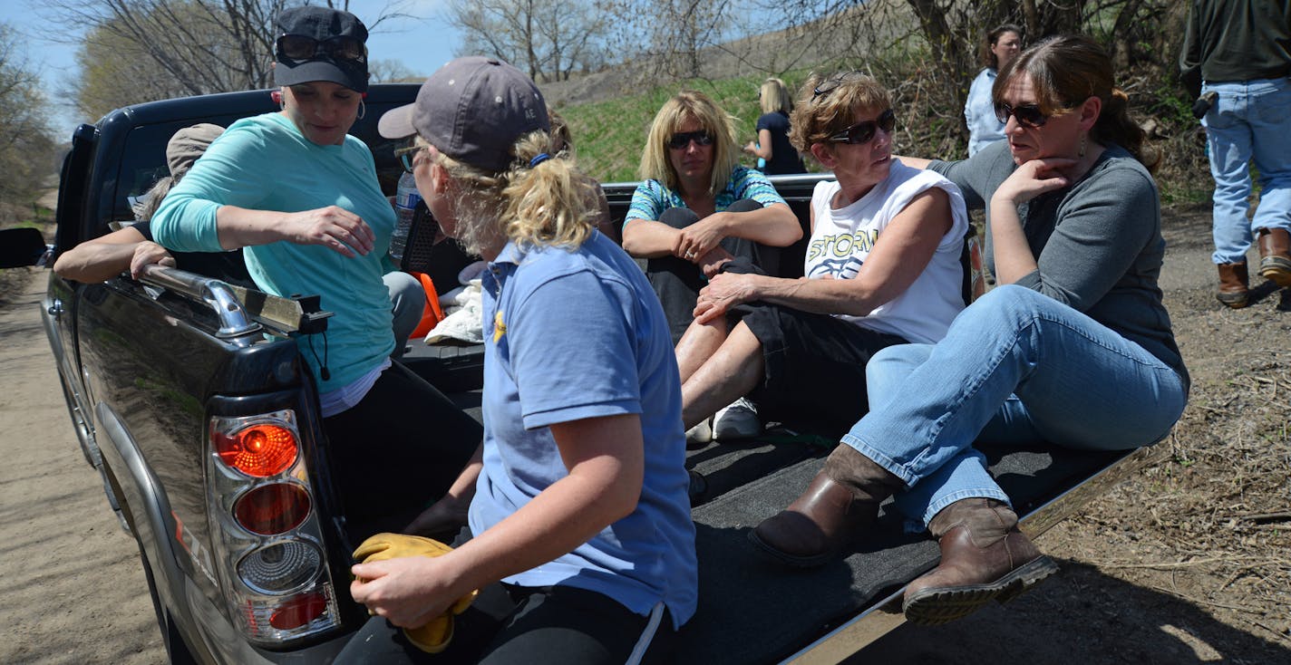 Family and friends have been searching for Mandy Matula since she disappeared. On Monday afternoon, Mandy's brother, Steven Matula told searchers to look for clothing or a body as they walked toward the water just south of Flying Cloud Airport. About 30 people searched along Flying Cloud Drive near Grass Lake in Eden Prairie.] Richard.Sennott@startribune.com Richard Sennott/Star Tribune. , Eden Prairie Minn. Monday 5/6/13) ** (cq)