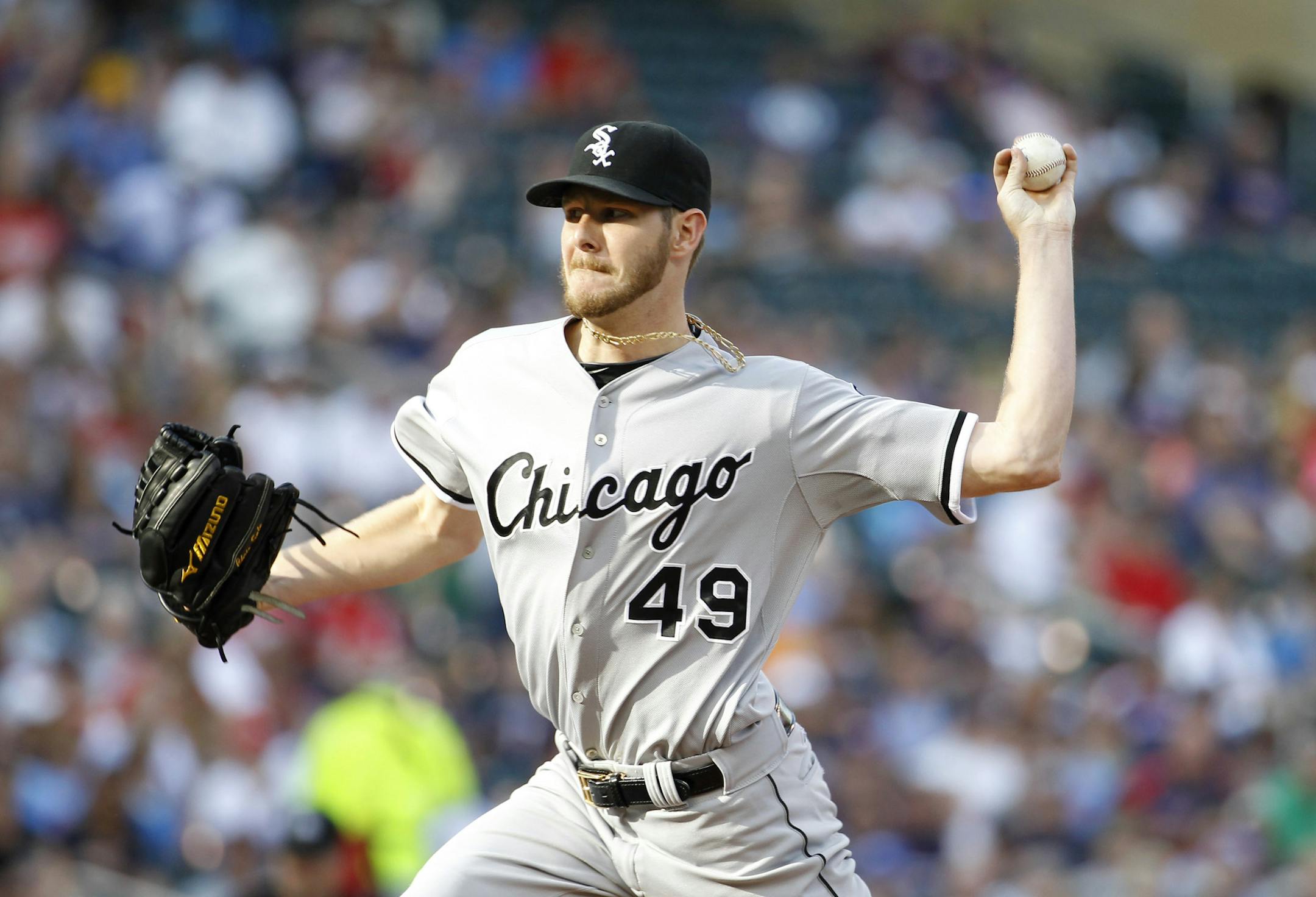 Chicago White Sox starting pitcher Chris Sale