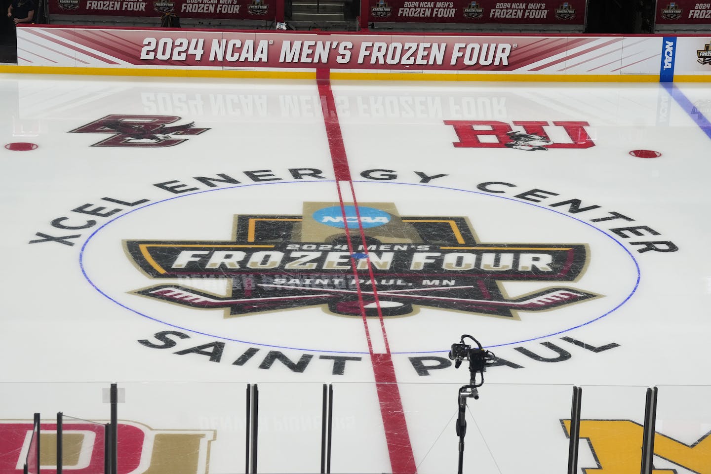 NCAA men's Frozen Four TV info, semifinals preview