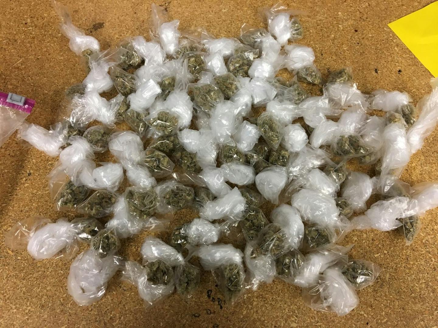 A stash of marijuana was accidentally donated with a bag of clothes to Once Upon A Child in Maplewood.