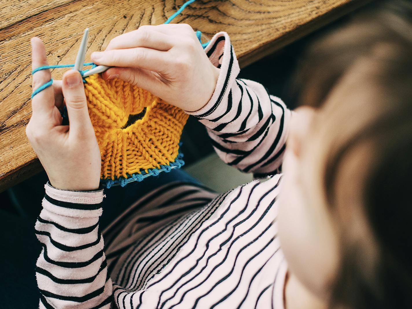 iStock
Looking for something to do? Use books or online resources to learn a new craft or skill, such as knitting. ORG XMIT: 775229637