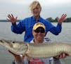 Lisa Dongoske of Plymouth caught and released this 48-inch muskie on Lake Minnetonka.