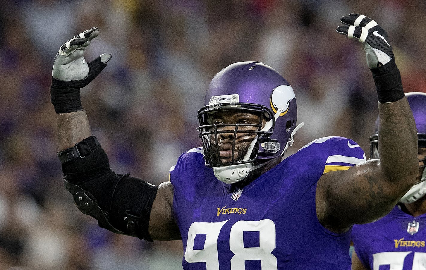 Minnesota Vikings Linval Joseph (98).