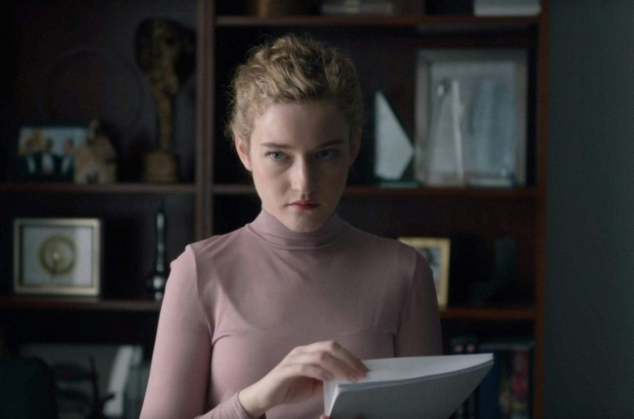 Julia Garner in "The Assistant."