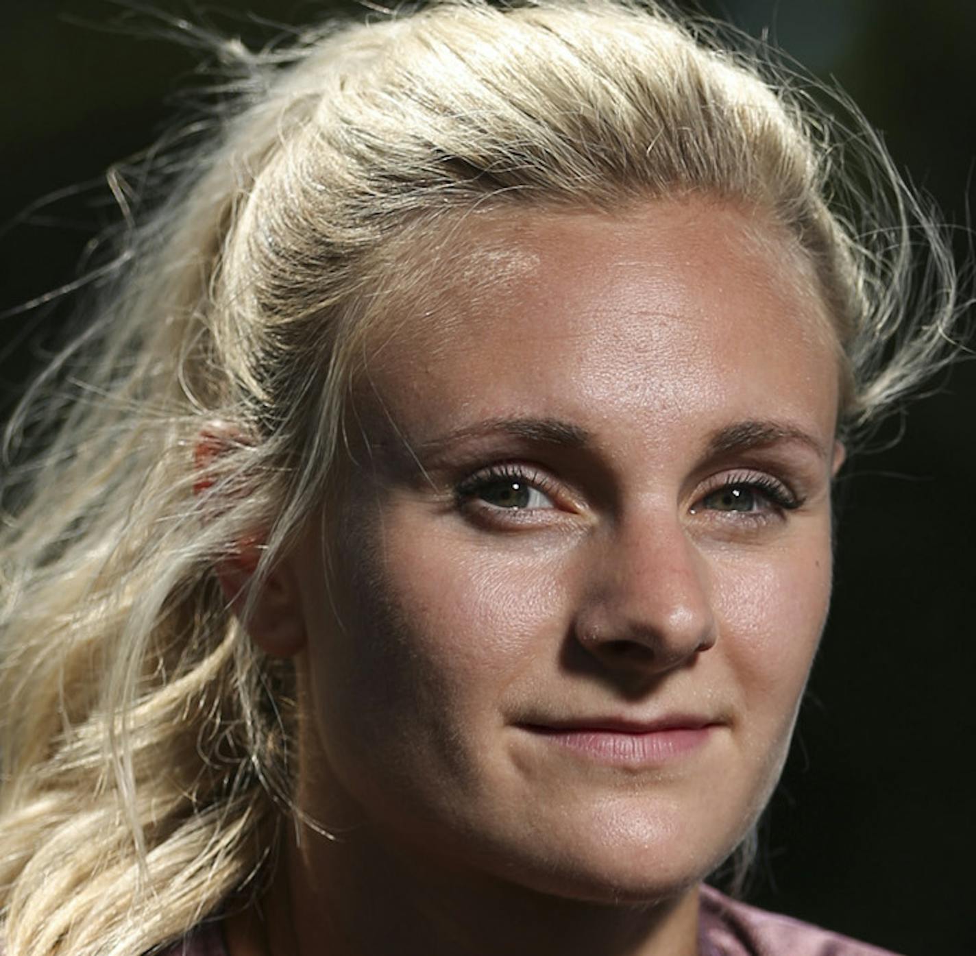 Pole vaulter Leslie Brost after a meet at Robbinsdale Armstrong High School. ] JEFF WHEELER &#xef; jeff.wheeler@startribune.com Pole vaulter Leslie Brost has already qualified for the U.S. Olympic Team Trials next month in Eugene, OR. Sunday, June 26th, 2016 she participated in a sanctioned meet just for pole vaulters at Robbinsdale Armstrong High School.