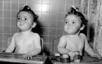 August 23, 1944 The charming Lamberton Twins, Donna and Ellisa.