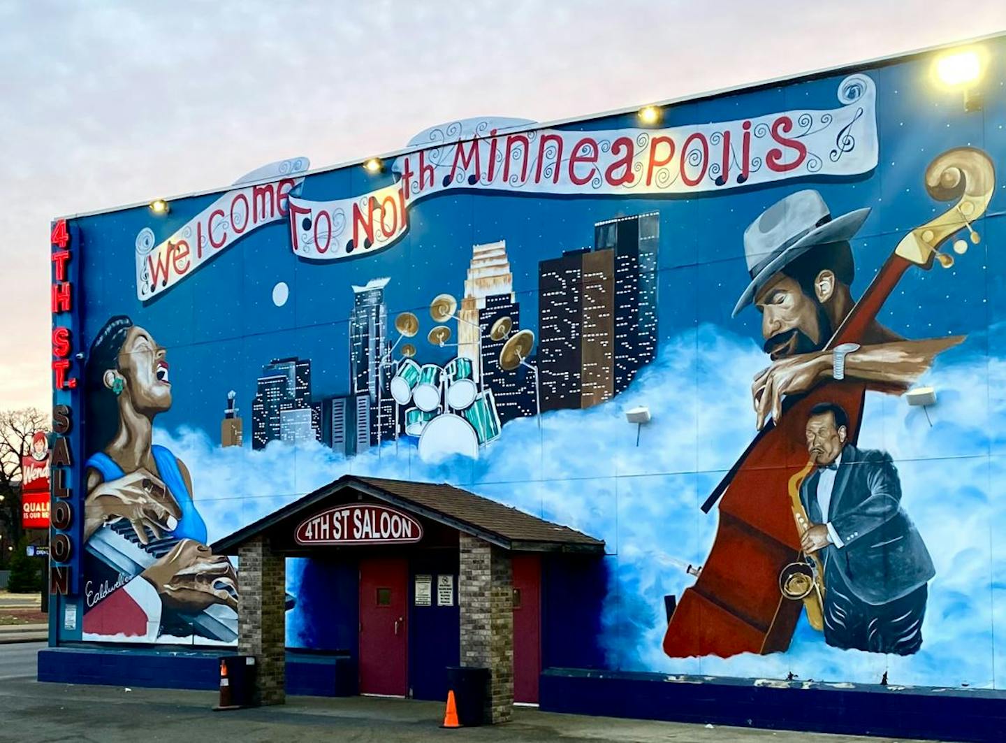The 4th Street Saloon’s presence not only as a place to have a drink and enjoy music but also its eye-popping exterior mural has stood as a welcomin