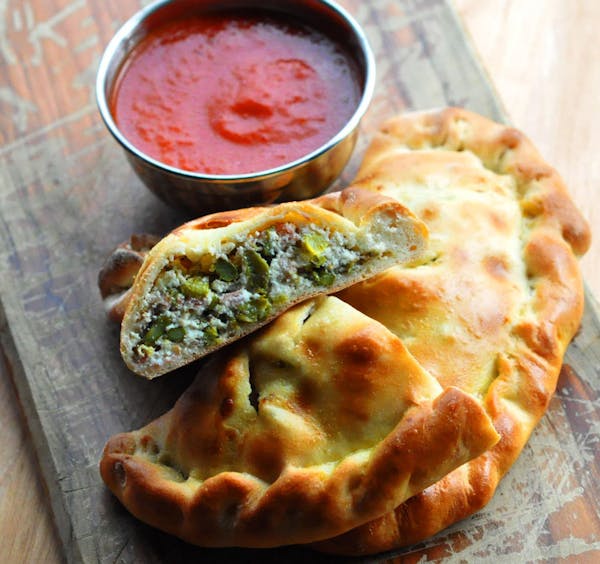 Roasted Asparagus and Prosciutto Calzones