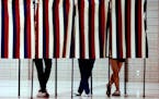 September 16, 1992 The primary shuffle Voters made their decisions behind curtains at St. Lutheran Church in Fridley Tuesday. Ballots at this polling 