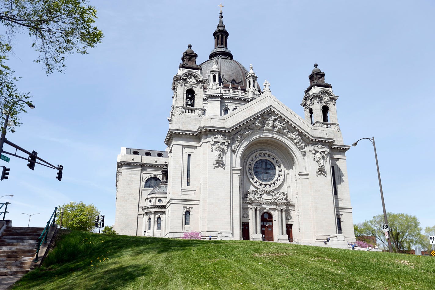 Two victim compensation plans are before the court, one from the Archdiocese of St. Paul and Minneapolis and one from the committee representing 400-some victims of clergy sexual abuse. The St. Paul Cathedral is pictured in 2016.