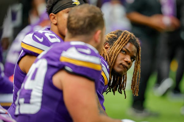 Vikings safety Lewis Cine has seen a lot less playing time than other players drafted around him in the 2022 first round.