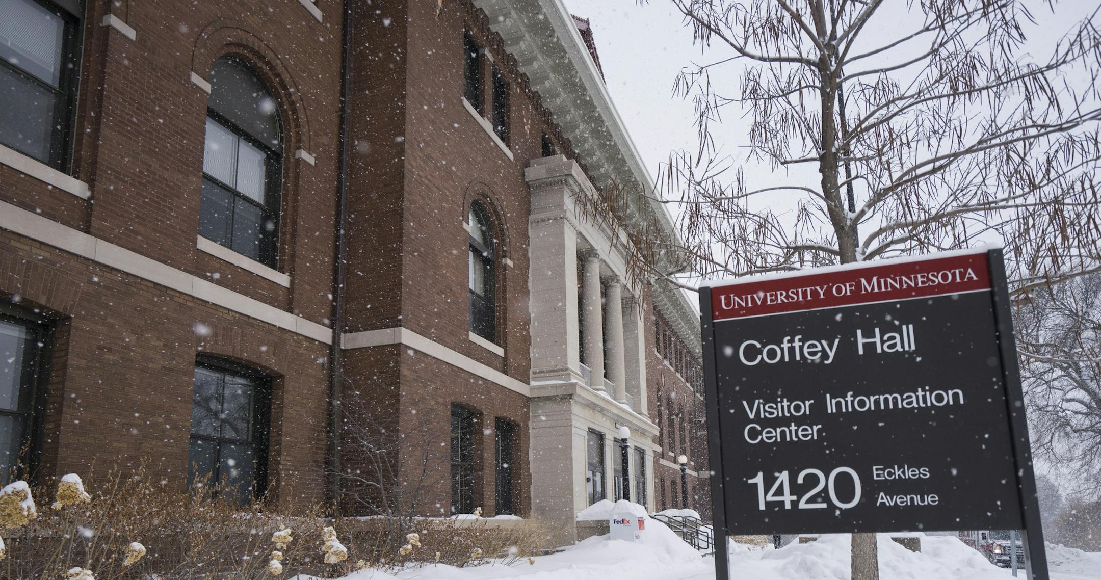Coffey Hall on the Saint Paul campus of the University of Minnesota on Friday, March 1.]
TONY SAUNDERS ° anthony.saunders@startribune.com