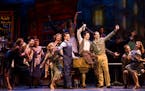 The cast performs a number in the touring production of "An American in Paris." Photo by Matthew Murphy.