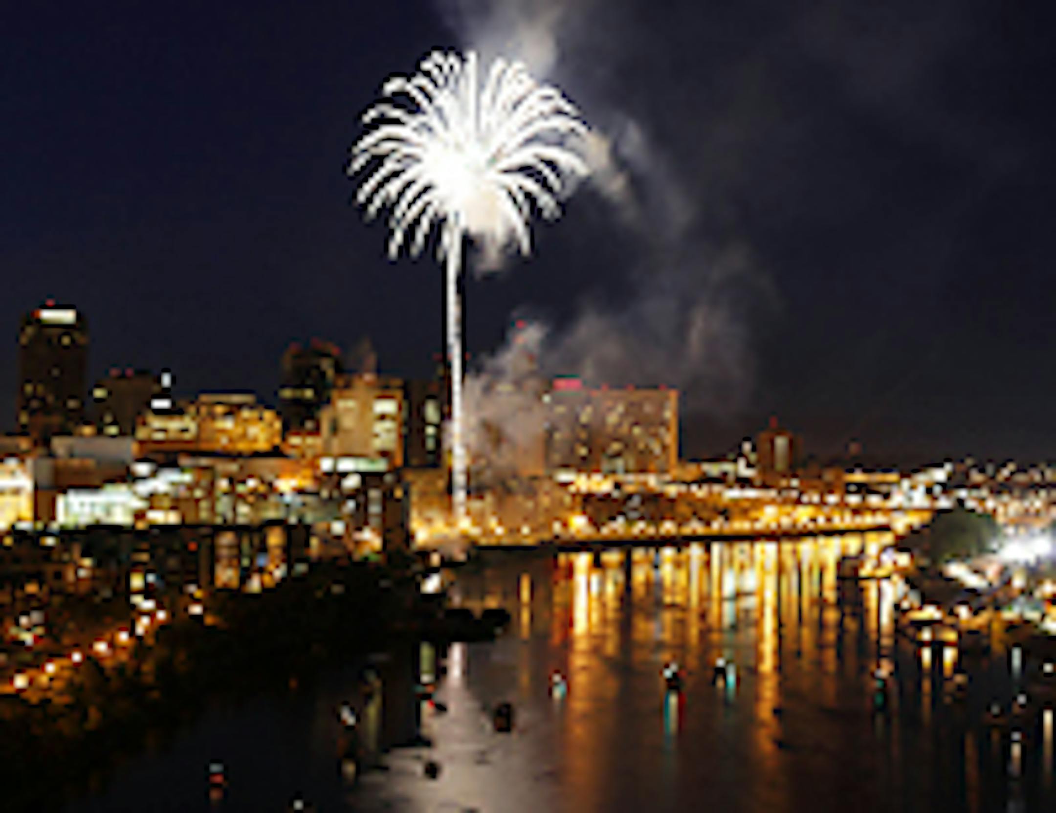 2009 Taste of Minnesota fireworks on Harriet Island in St. Paul