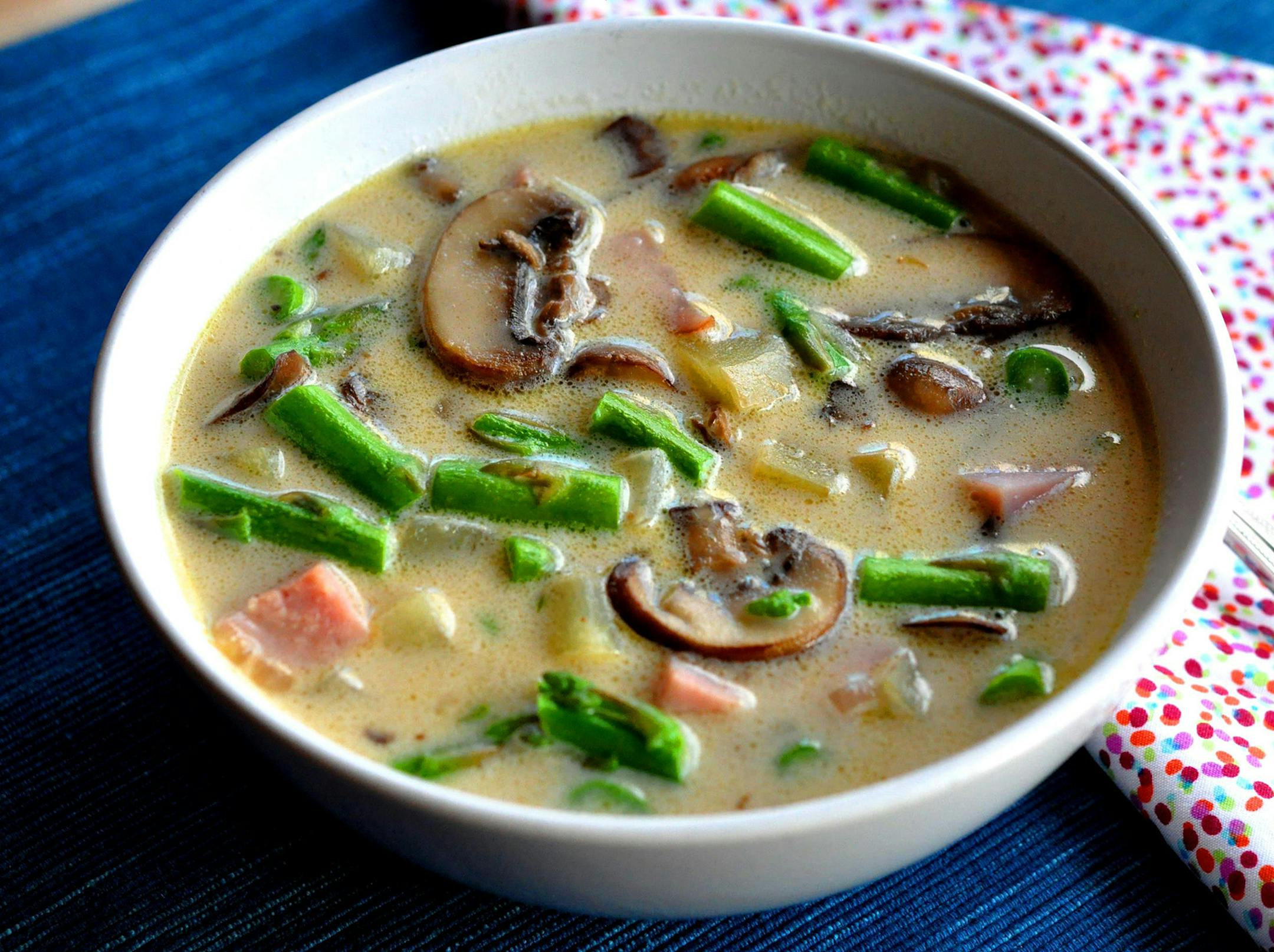Asparagus Mushroom Chowder