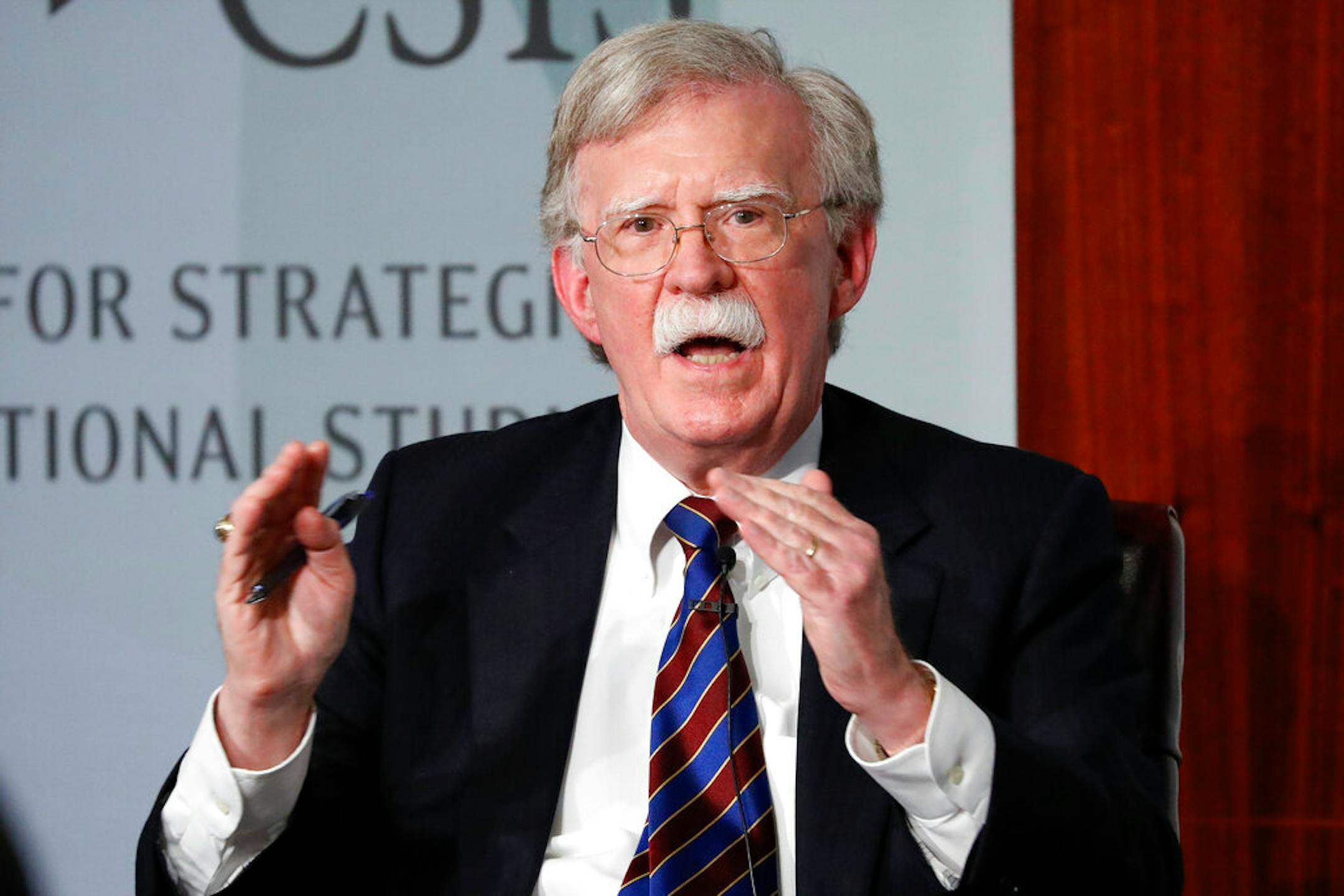 Former national security adviser John Bolton.