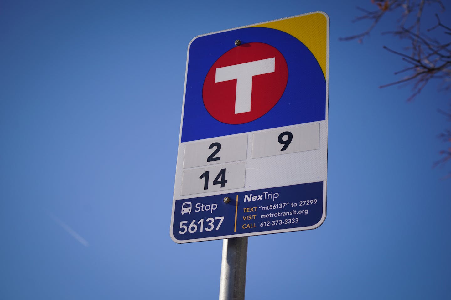 A replaced bus stop on Franklin Avenue in Minneapolis was photographed Thursday, Jan. 16, 2019. ] Shari L. Gross &#xa5; shari.gross@startribune.com Metro Transit has replaced 12,000 bus stop signs and added more than 130 new shelters across the transit system, five years after launching a "Better Bus Stop" program to improve the customer experience at bus stops across the metro. The initiative was spurred in part by Star Tribune reporting showing wide discrepancies between ridership and where bu