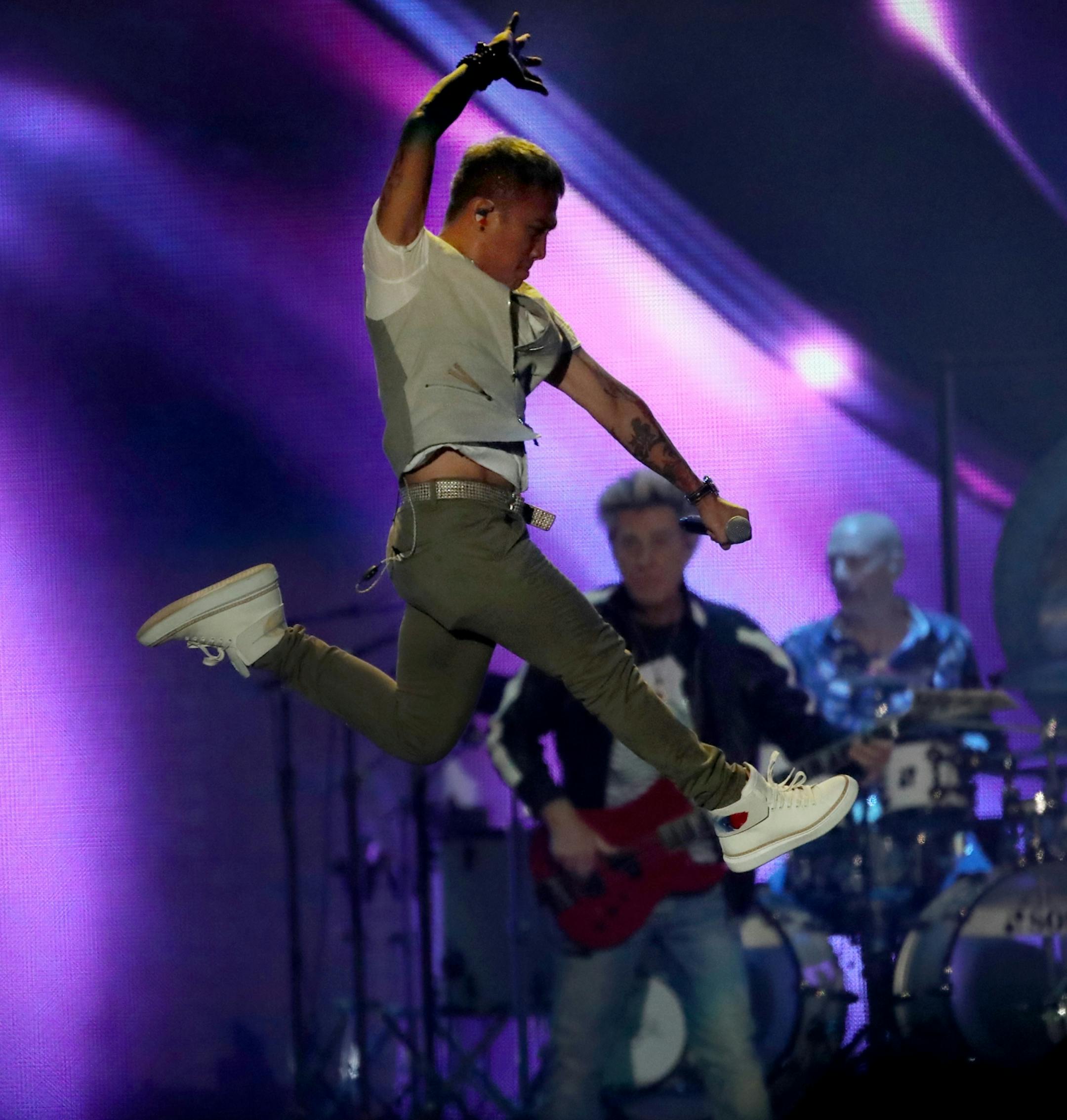 Journey, including Arnel Pineda on vocals, performed Friday, July 27, 2018, at Target Field in Minneapolis, MN.