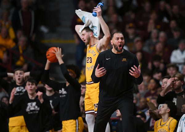 The Gophers men's basketball team, predicted to finish last in the Big Ten under third-year coach Ben Johnson, moved up to ninth going into the confer