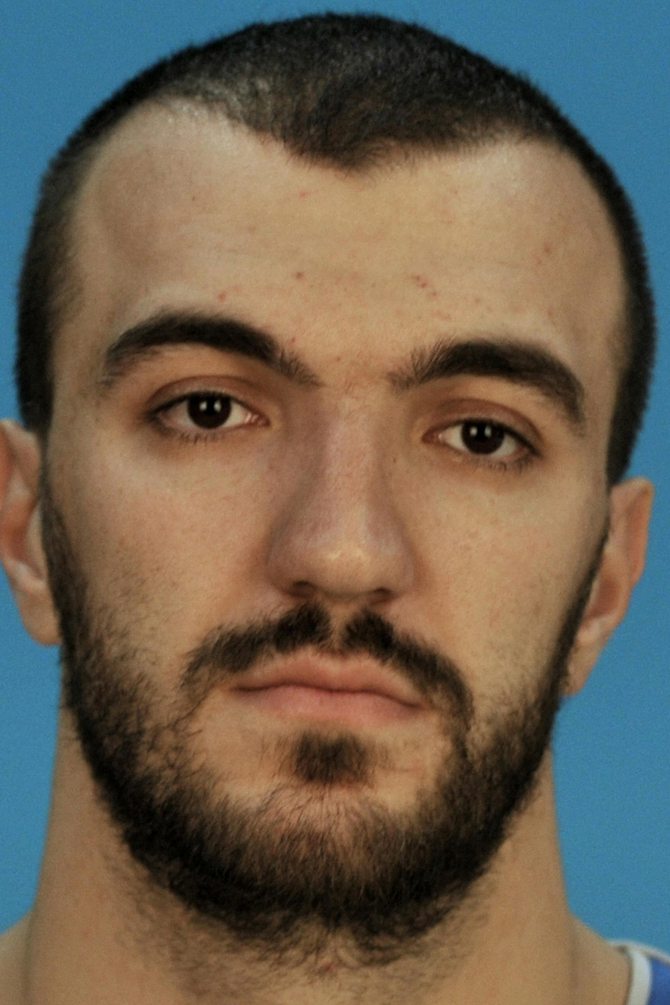 Minnesota Timberwolves NBA basketball player Nikola Pekovic of Montenegro is shown during media day Monday, Oct. 1, 2012 in Minneapolis. (AP Photo/Jim Mone) ORG XMIT: NYOTK ORG XMIT: MIN1303032144291355