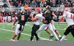 Quarterback Beau Ruby's touchdown pass ended a memorable Class 5A quarterfinal game between Elk River and Moorhead.