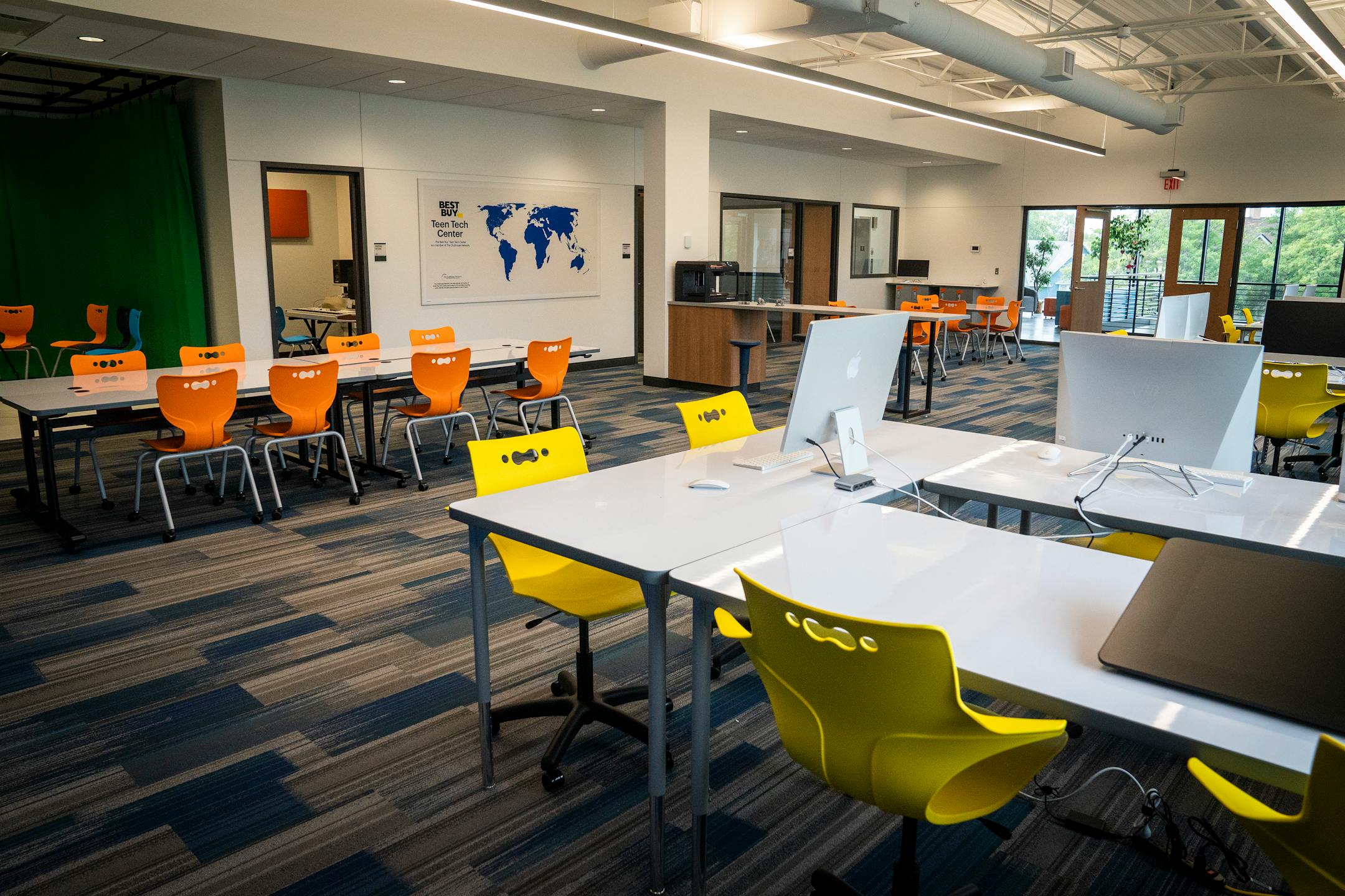 The Best Buy Teen Tech Center in the renovated Capri Theater.