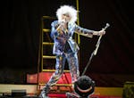 Wearing a multi-colored sequined pantsuit, Cyndi Lauper delivered a powerful and provocative set.