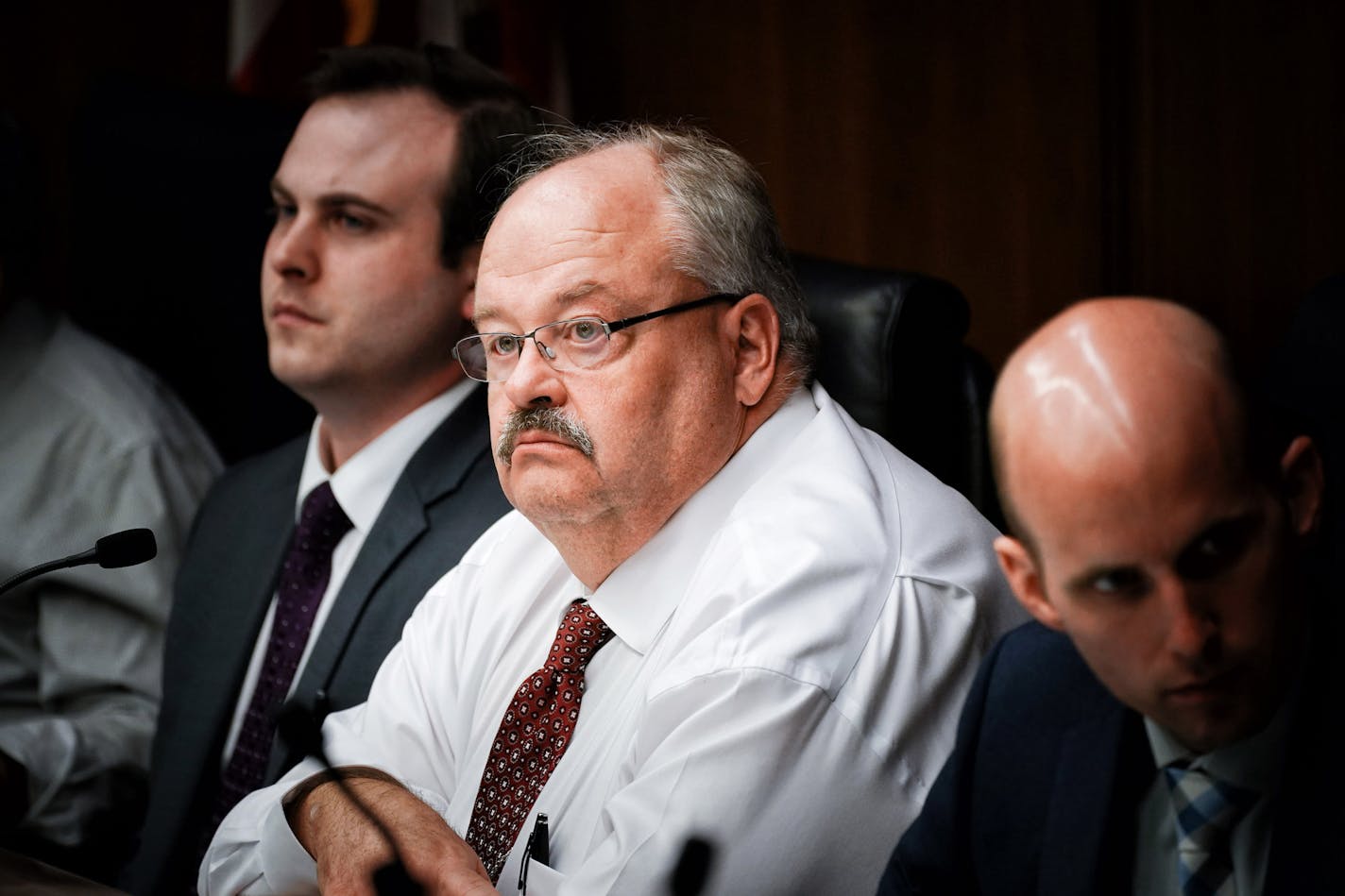 House Taxes Committee Chair Greg Davids listened as Revenue Commissioner Cynthia Bauerly spoke before the taxes committee. ] GLEN STUBBE &#x2022; glen.stubbe@startribune.com Tuesday, April 24, 2018 More details on the House GOP tax plan as they try to fix the mess resulting from the federal tax overhaul of last year. What's Happening at this time: House Taxes Committee. Chair Greg Davids will present his bill to cut taxes.