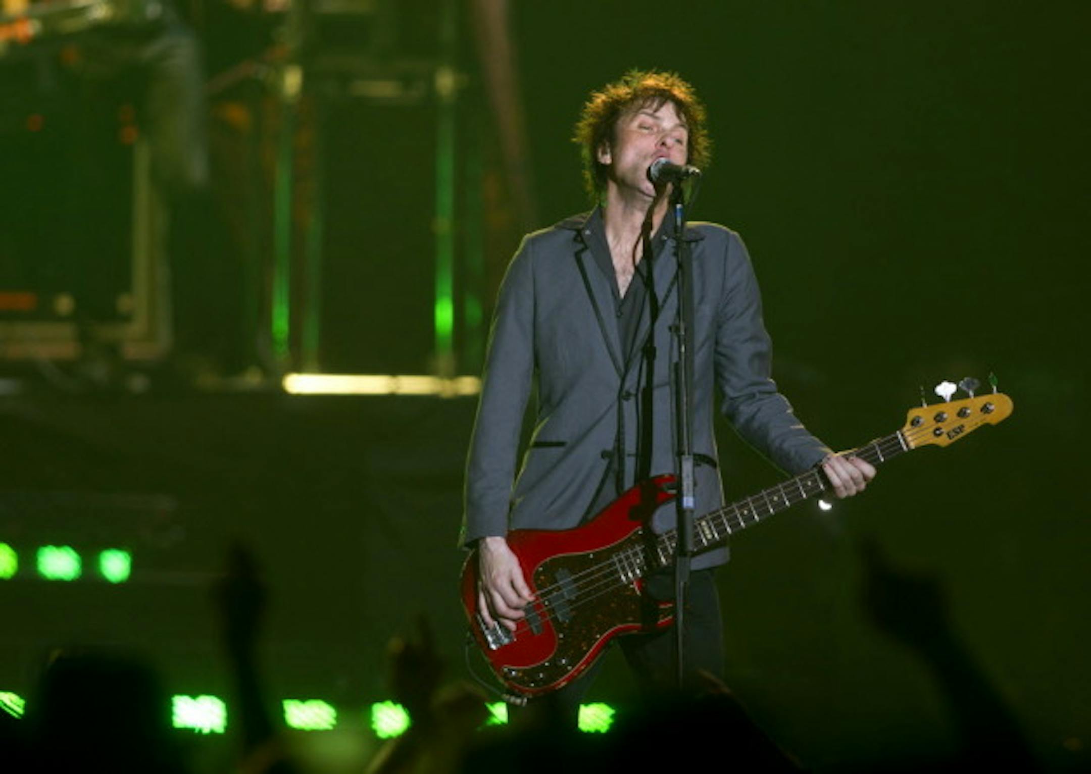 Tommy Stinson at Target Center on Sunday with Guns N' Roses. / Renee Jones Schneider, Star Tribune