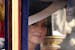 Kate, Princess of Wales looks out from her carriage as she travel to attend the Trooping the Color ceremony, in London, Saturday, June 15, 2024. Troop