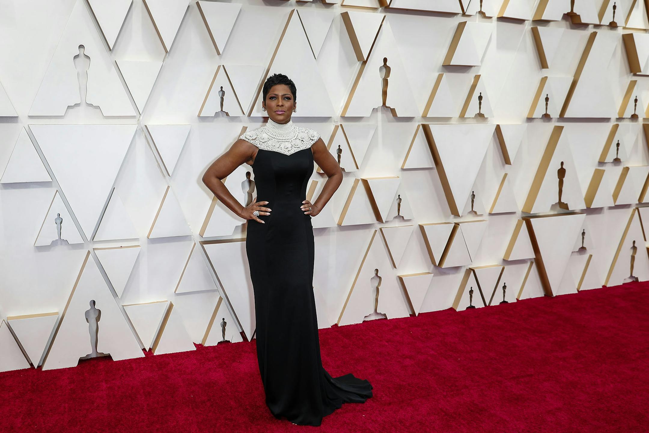 Tamron Hall&nbsp;arrives at the 92nd Academy Awards on Feb. 9, 2020, at the Dolby Theatre in Hollywood.&nbsp;(Jay L. Clendenin/Los Angeles Times/TNS)