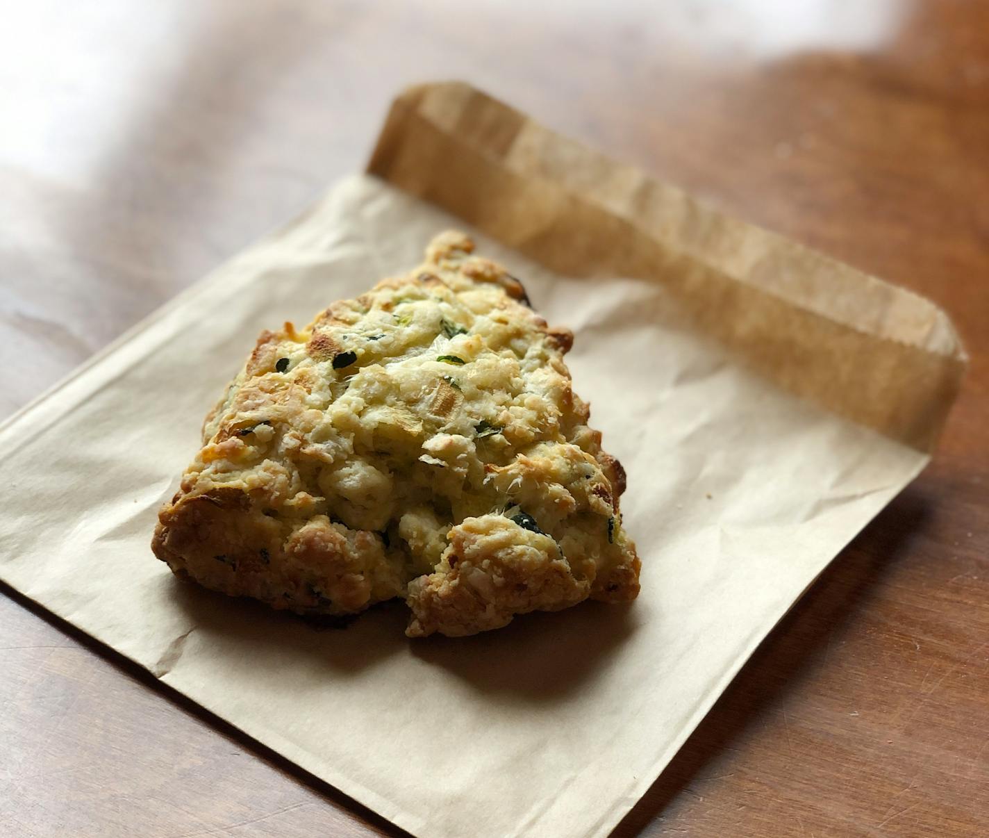 Zucchini and feta scone at From Scratch Bakery. Nicole Hvidsten, Star Tribune