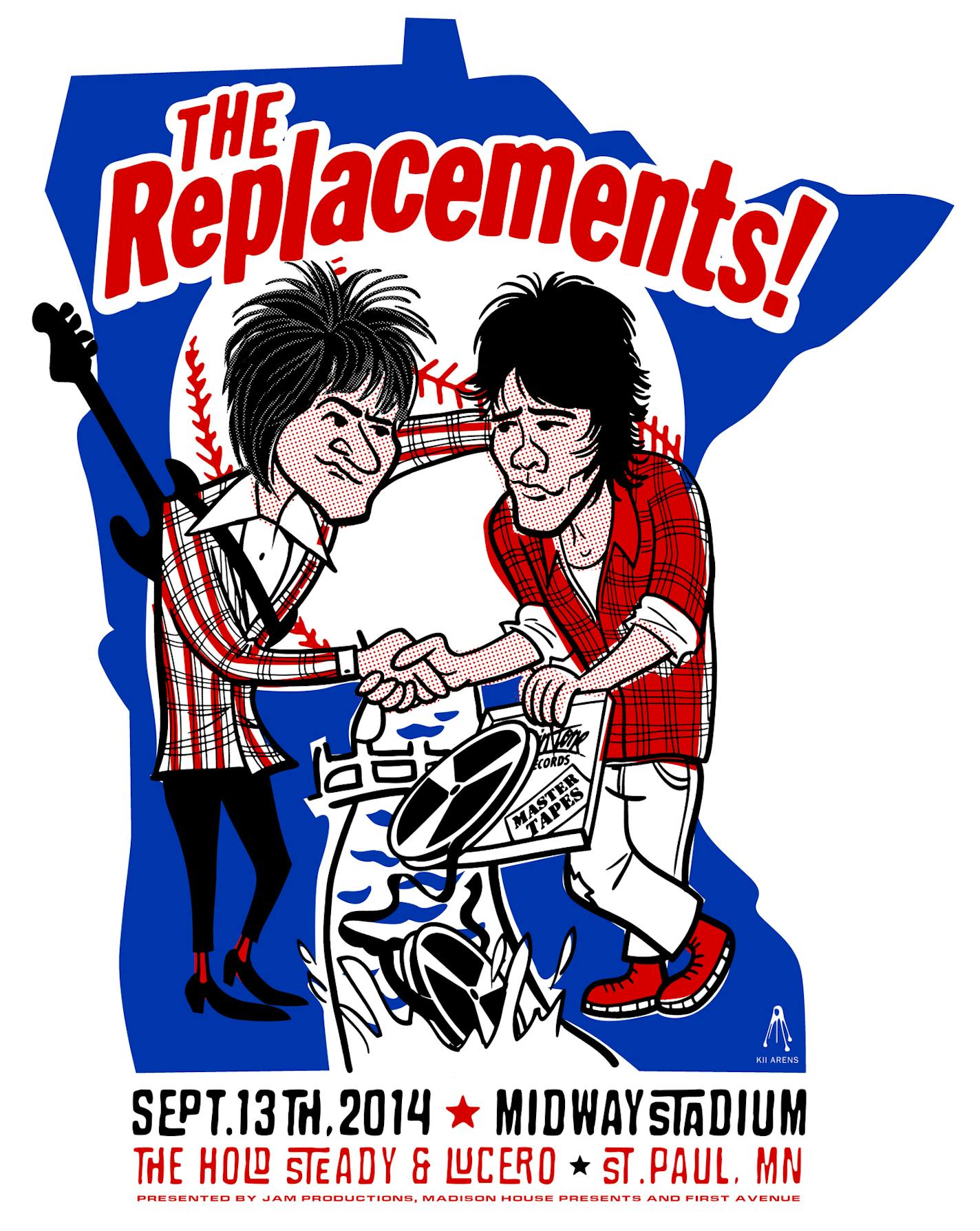 The Replacements Poster Show at Hightail by Kii Arens