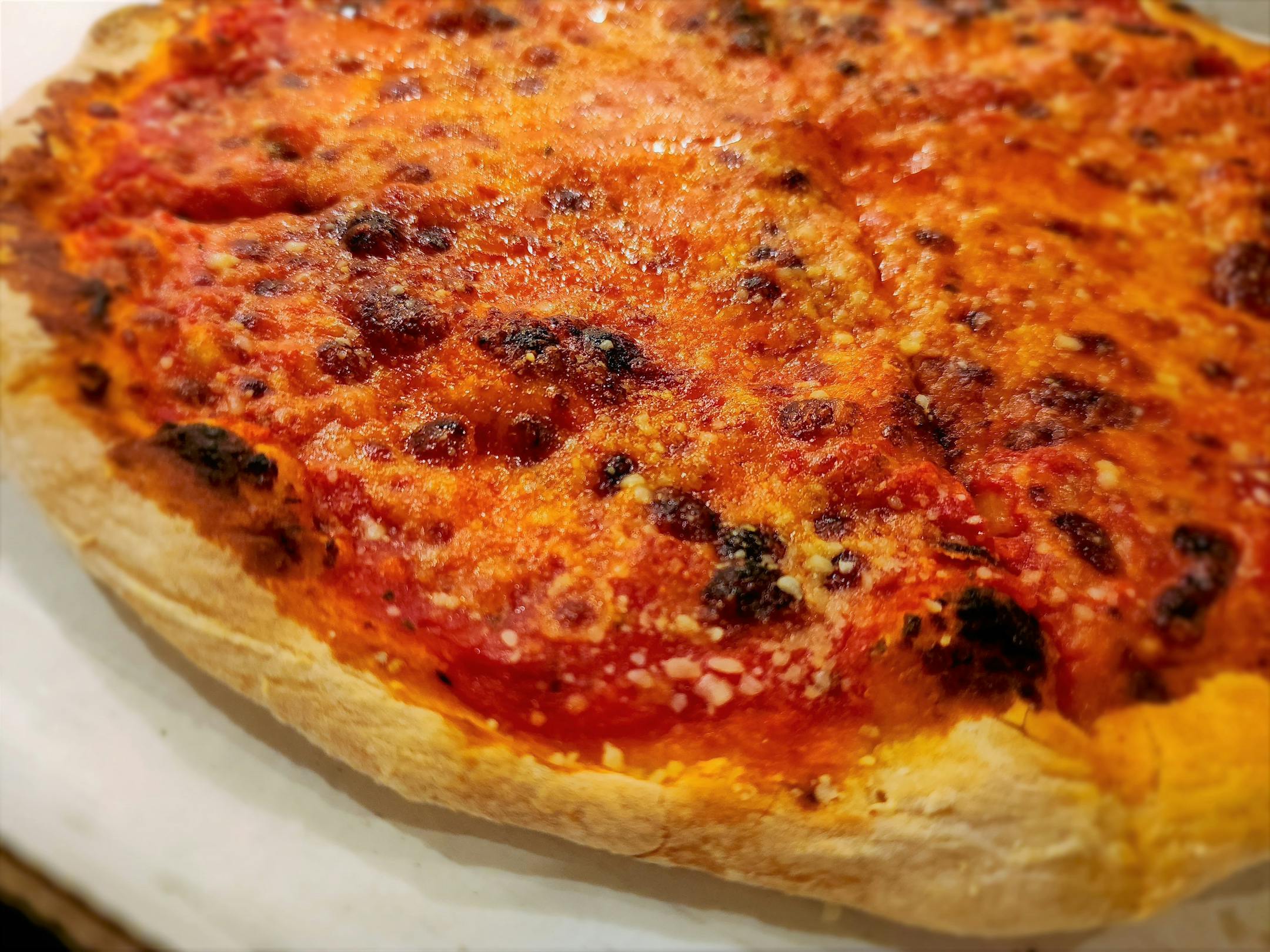 The OG pie from OG ZaZa at Potluck food hall in Rosedale Center