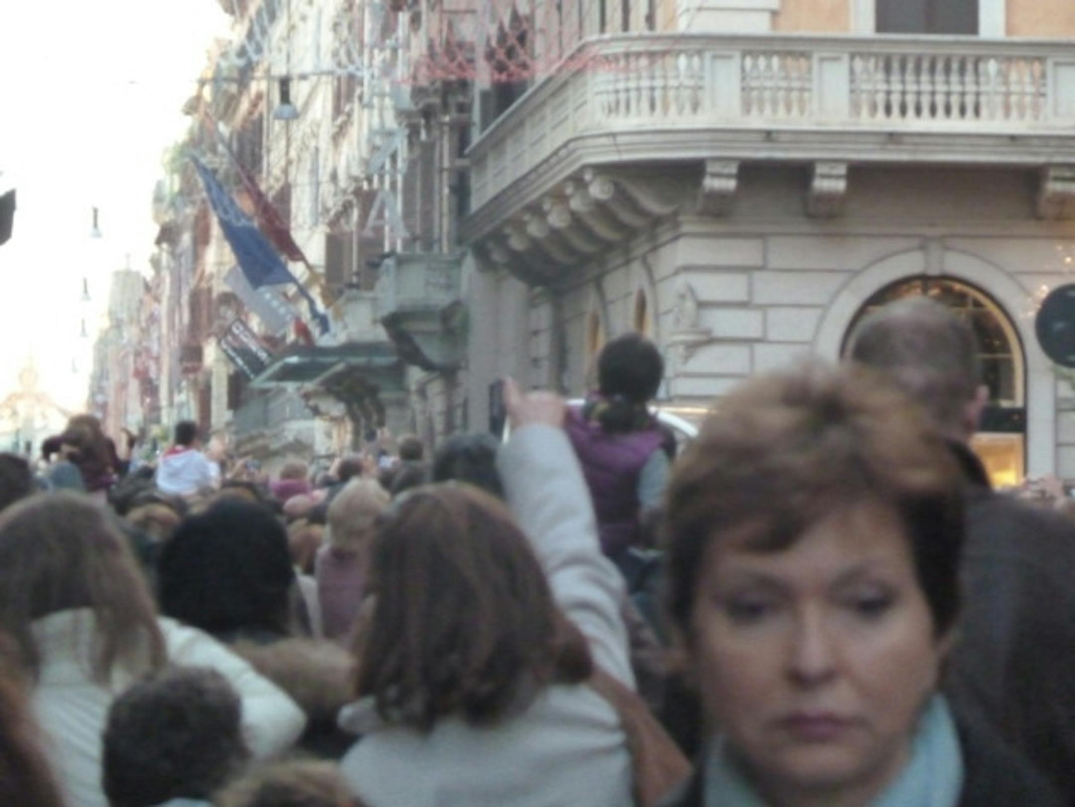 Behind that finger is the Pope...SO CLOSE BUT YET SO FAR, EH???