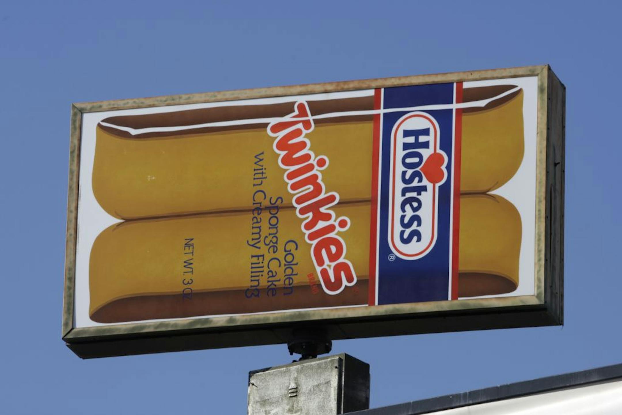A Twinkies sign at a Hostess plant in Utah. Hostess Brands Inc. says it's in talks with more than 100 parties interested in buying its brands, which include Twinkies, Ding Dongs and Ho Hos.