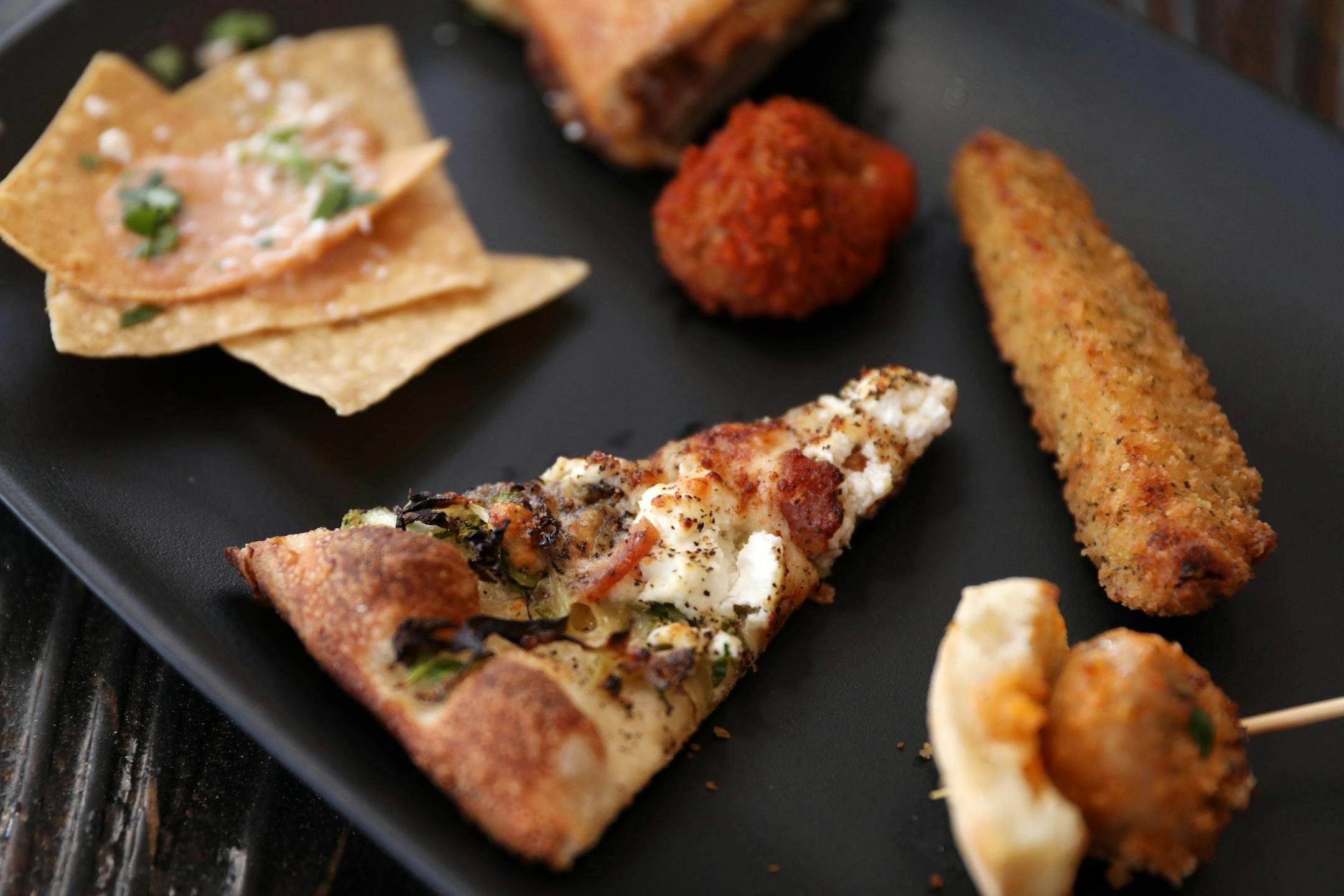 A selection of the food available at Alamo Drafthouse Cinema.
