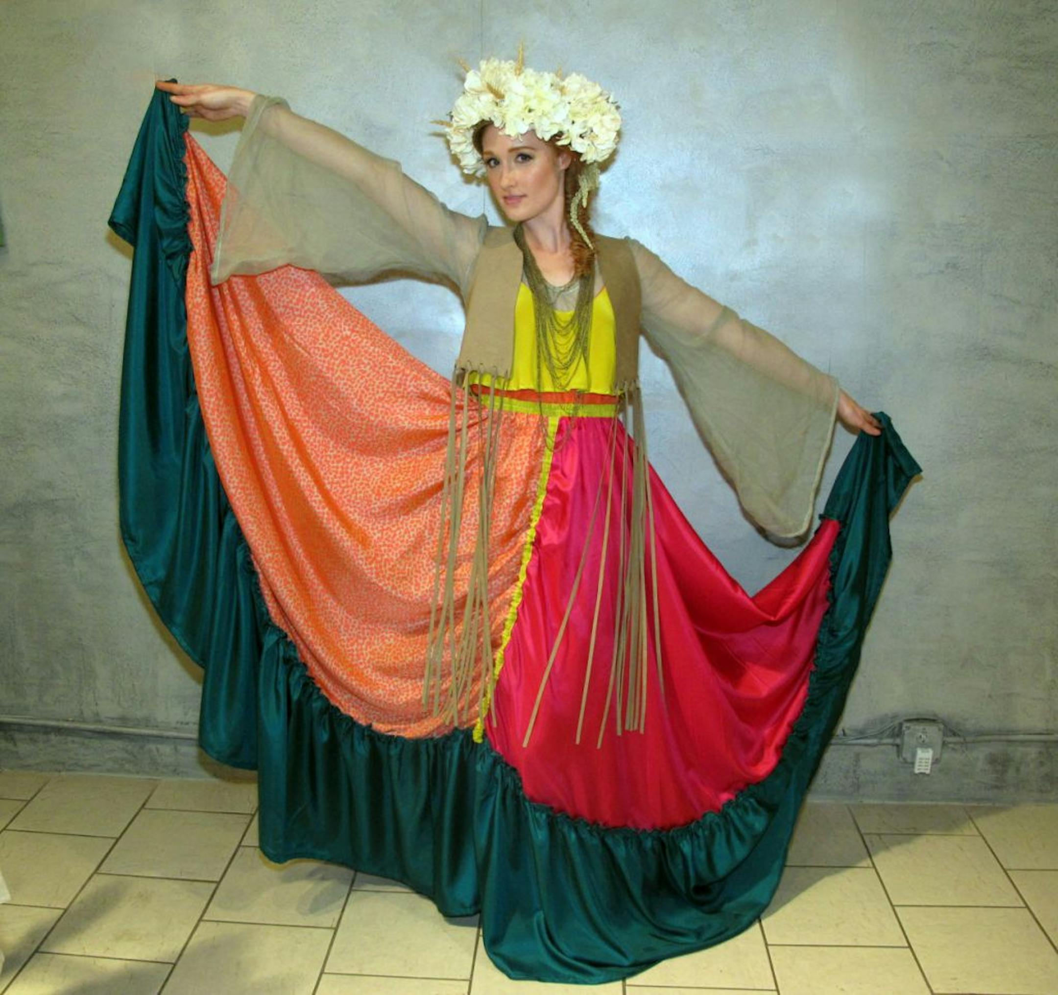 Sara Glassman, sglassman@startribune.comA preview of "Avoid the Grey" at a model fitting at Cliche in Minneapolis. Look by Kjurek, accessories by KR Designs and modeled by Jo Lackner.