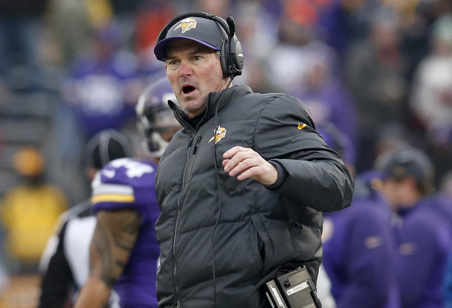 Vikings coach Mike Zimmer can&#x2019;t help but look ahead, after what he saw Sunday.