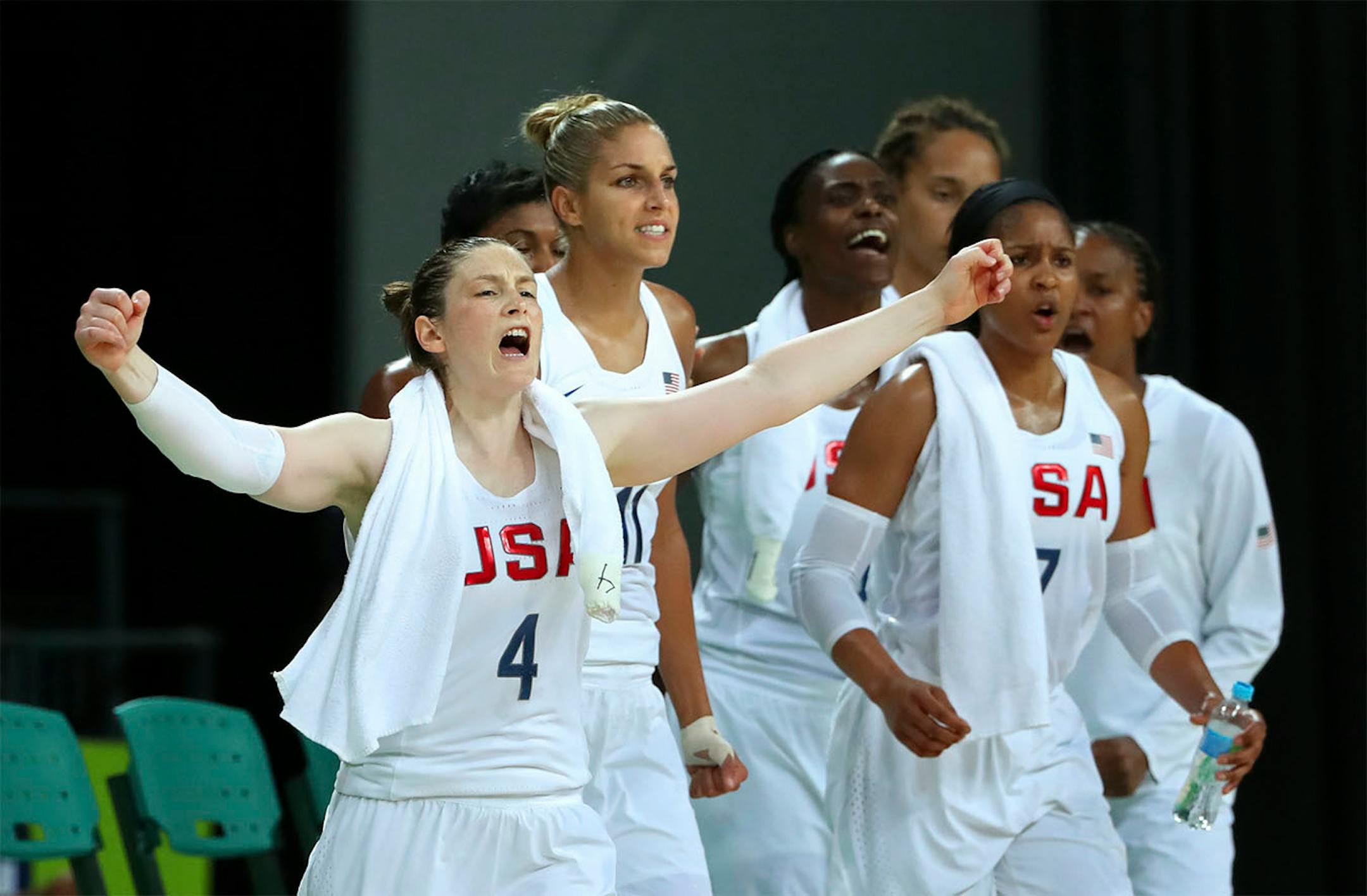 Women's basketball gold medal game. The Lynx's Lindsay Whalen scored 17 points off the bench in the victory, giving the U.S. women's basketball team its sixth consecutive gold medal.